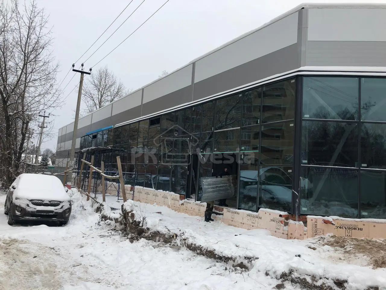 ПК «Веста» объявляет о завершение строительства быстровозводимого магазина 27 х 62 х 7.2 ПЯТЕРОЧКА в г. Пушкино, Россия