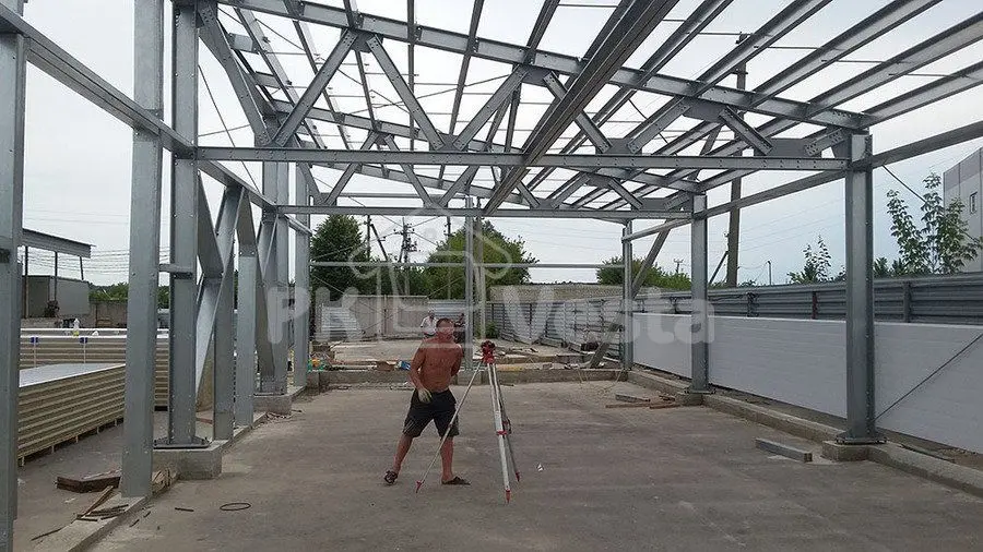 ПК «Веста» объявляет о монтаже быстровозводимого склада индивидуальных вещей в г. Рязань, Россия