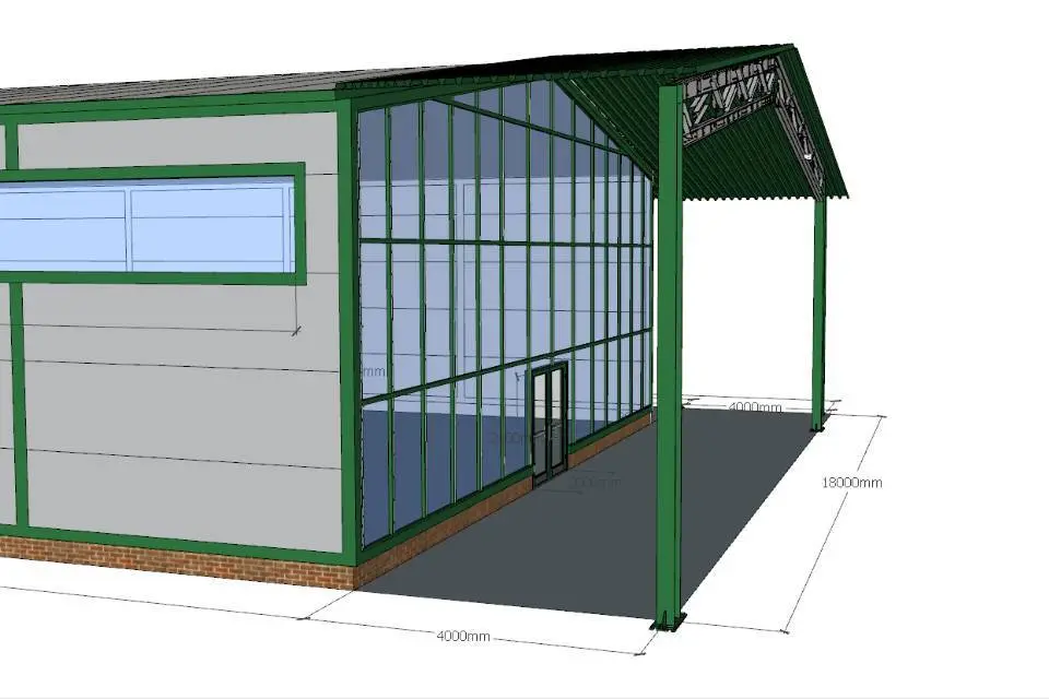 Завод ПК Веста объявляет об экспортном заказе быстровозводимого магазина 18х24х6 в г. Могилев, Беларусь