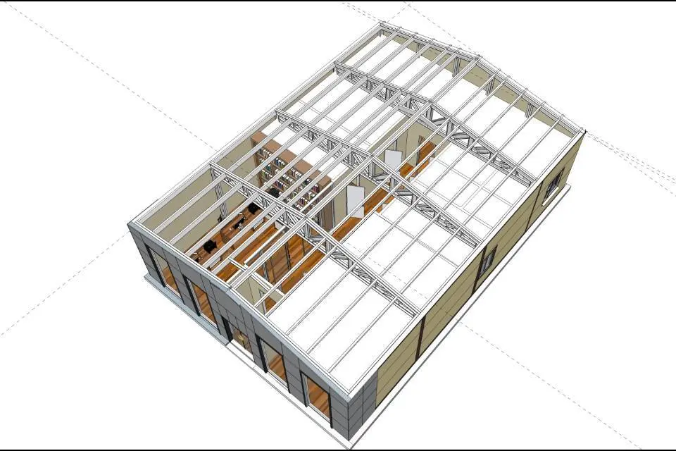 Завод ПК Веста объявляет о заказе и монтаже быстровозводимого офиса 10х14х3 в г. Тула, Россия