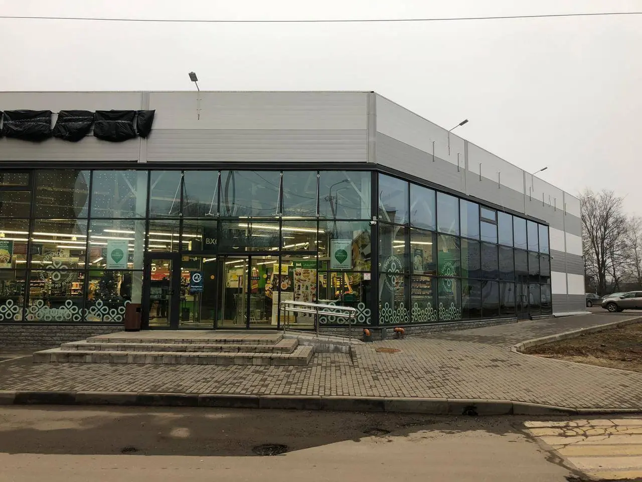 ПК «Веста» объявляет о завершение строительства быстровозводимого магазина 27 х 62 х 7.2 ПЯТЕРОЧКА в г. Пушкино, Россия