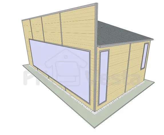 ПК «Веста» объявляет о завершении монтажа быстровозводимого здания спортивного магазина в г. Новомосковск, Россия