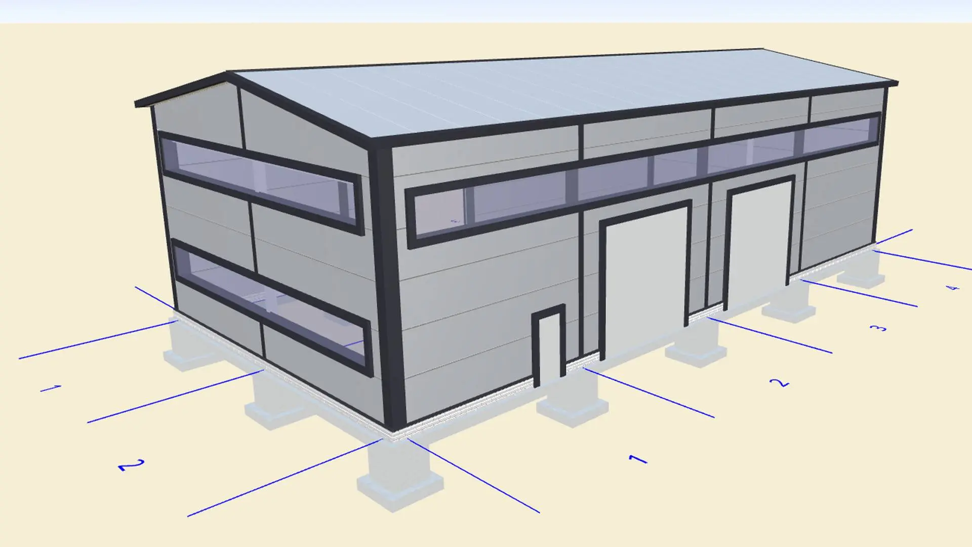 Завод PK Vesta объявляет о заказе быстровозвоимого склада и мини цеха авто запчастей 12Ш х 24д х 6В из ЛМК в г. Омск, Россия