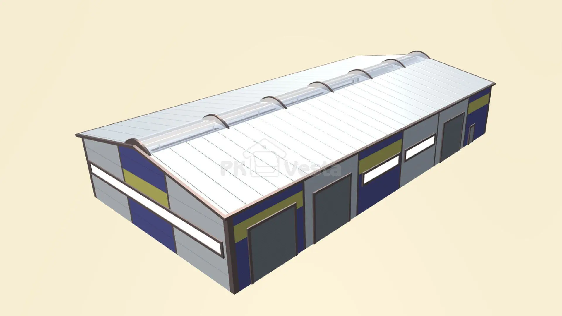 ПК «Веста» объявляет о заказе быстровозводимого мини склада/офиса 18 х 35 х 5.2 (ЛСТК) в г. Дмитров, Россия