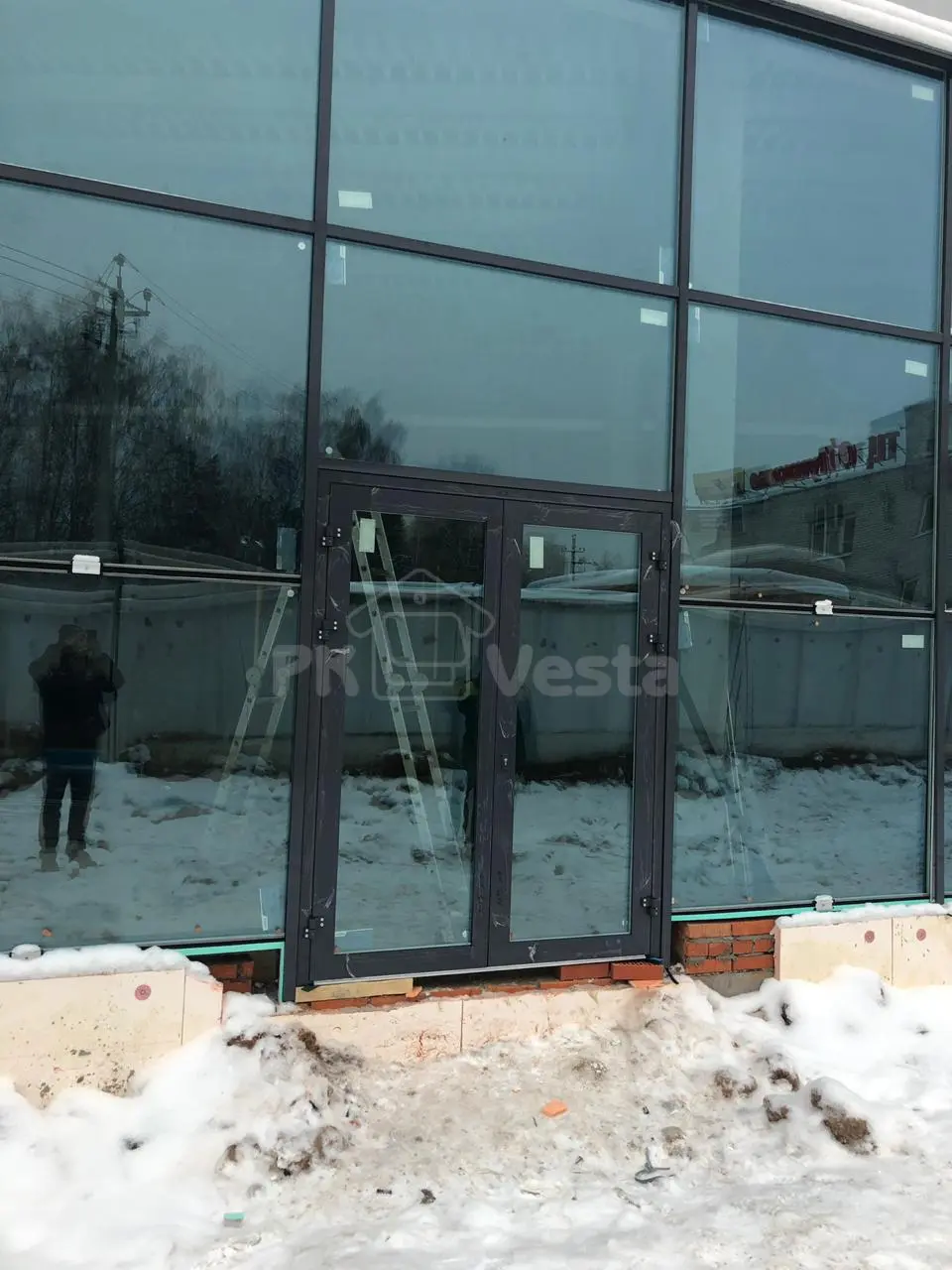 ПК «Веста» объявляет о завершение строительства быстровозводимого магазина 27 х 62 х 7.2 ПЯТЕРОЧКА в г. Пушкино, Россия