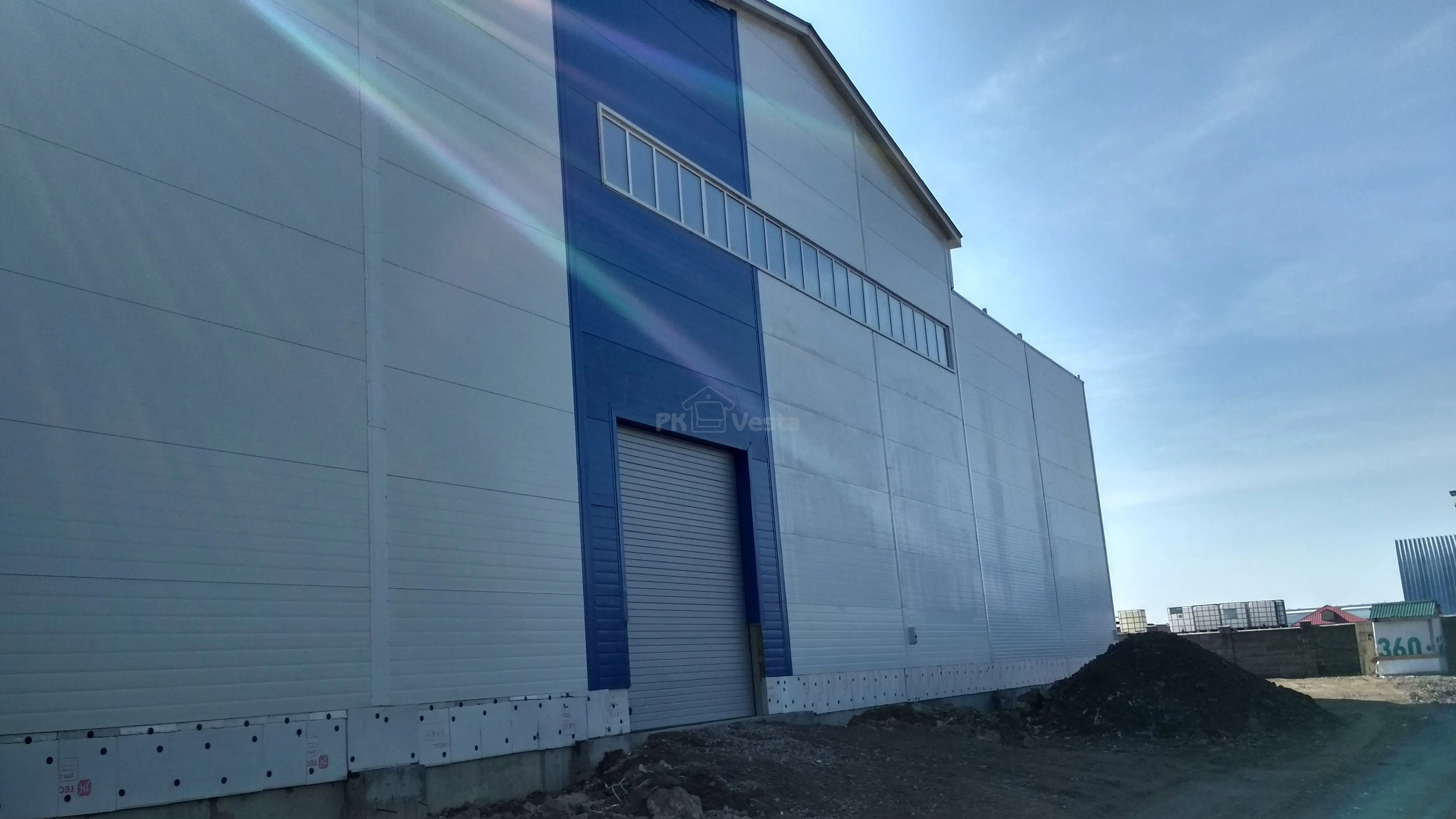 ПК Веста объявляет о завершение монтажа быстровозводимого промышленного комплекса/Складов 42Ш х 48Д х 11В по изготовлению дорожной плитки в г. Астана, Казахстан