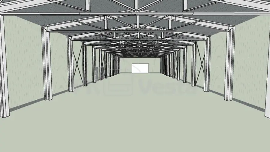 ПК «Веста» объявляет о заказе двух быстровозводимых складов 18Ш х 72Д х 7В для розничной торговли в г. Тула, Россия