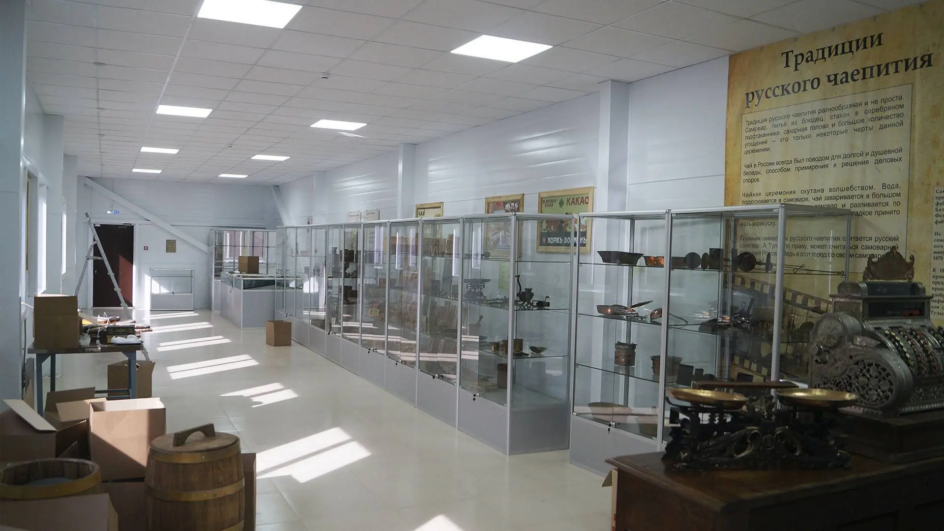 ПК Веста объявляет о завершении монтажа быстровозводимого show-room для пряников 5х25х3 из ЛСТК в г. Тула, Россия