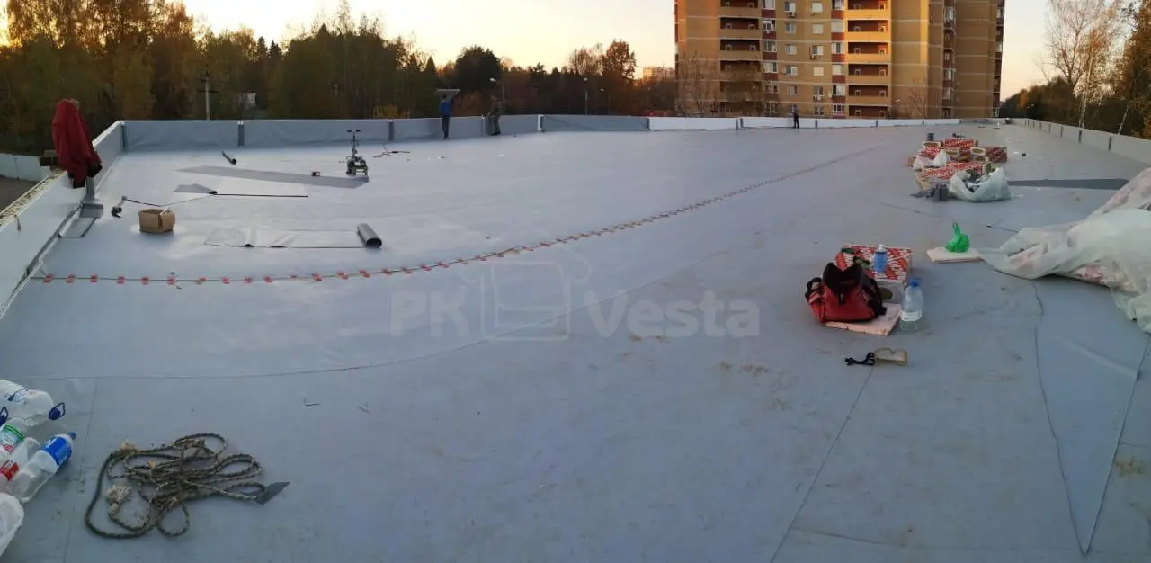 ПК «Веста» объявляет о завершение строительства быстровозводимого магазина 27 х 62 х 7.2 ПЯТЕРОЧКА в г. Пушкино, Россия