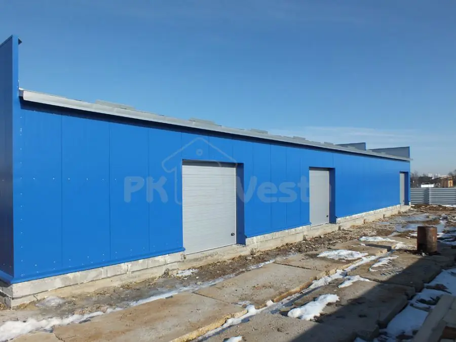 ПК «Веста» объявляет о завершении монтажа быстровозводимого продовольственного магазина в г. Чехов, МО, Россия