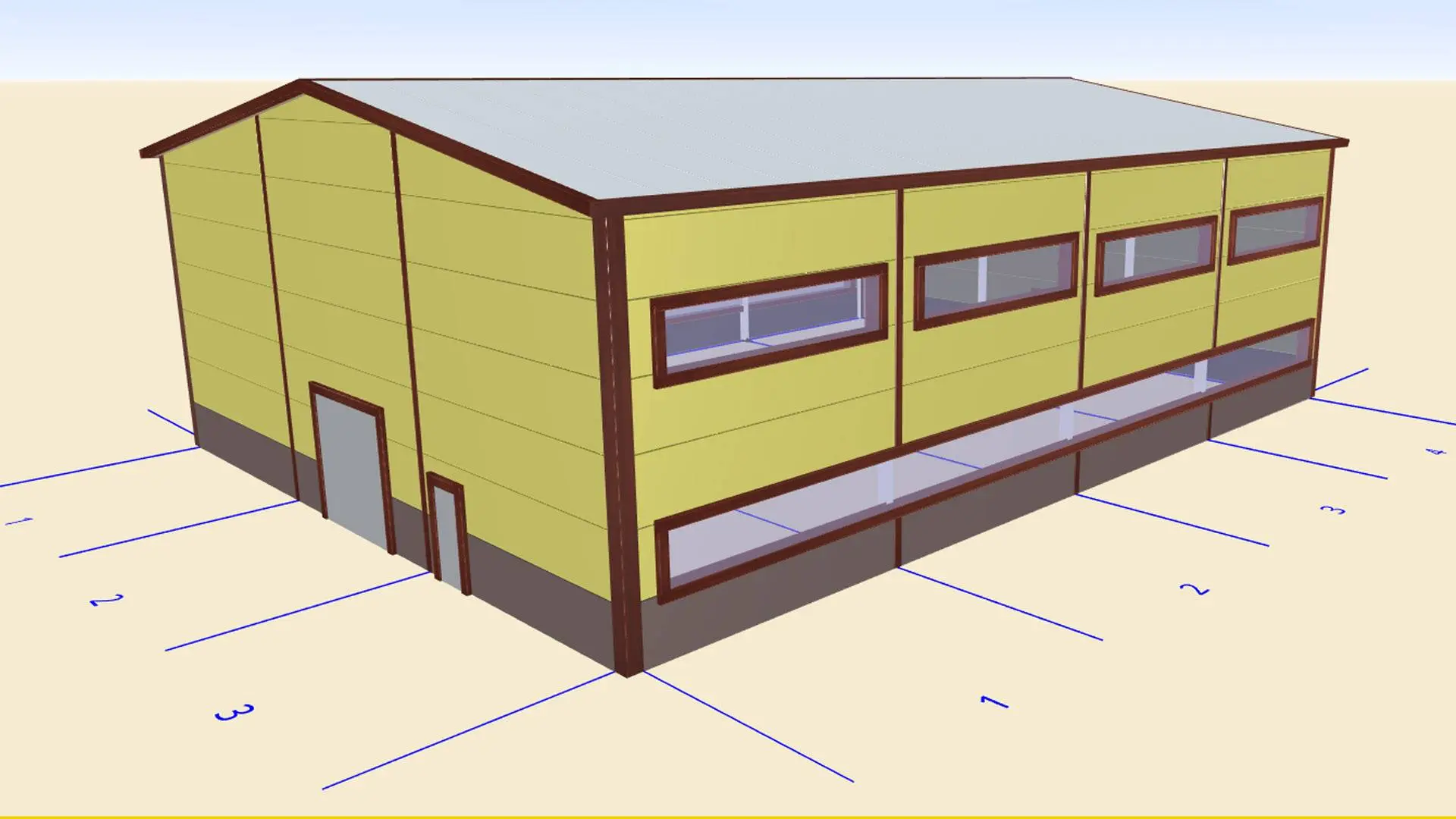 ПК Веста объявляет о заказе быстровозводимого магазина 18х24х7.2 в г. Ступино, Россия