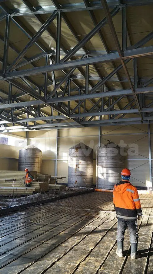 ПК Веста объявляет о завершение монтажа стальных конструкций фармацевтической фабрики в Рязанской обл., Россия