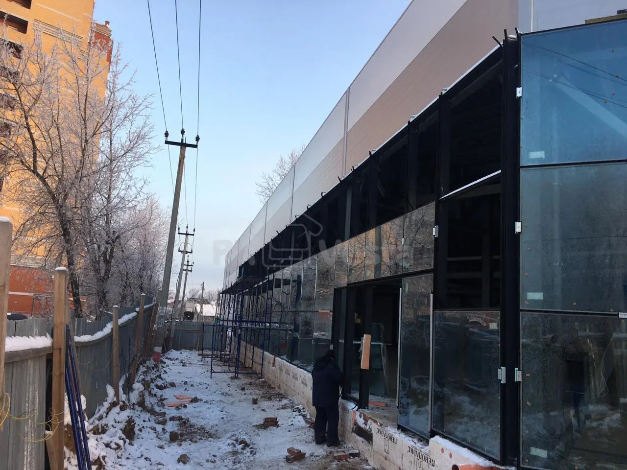 ПК «Веста» объявляет о завершение строительства быстровозводимого магазина 27 х 62 х 7.2 ПЯТЕРОЧКА в г. Пушкино, Россия