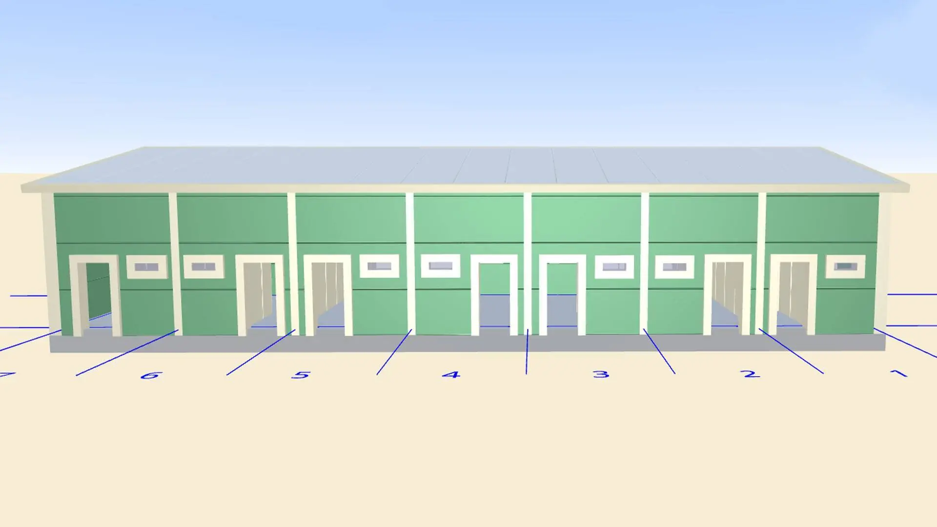 Завод PK VESTA объявляет о заказе 5 мини быстровозводимых гостиниц 5.5Ш х 21д х 3В в г. Алушта, Крым, Россия