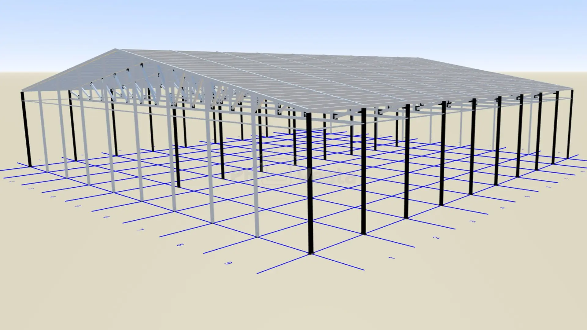 ПК «Веста» объявляет о заказе быстровозводимого склада и перерабатывающего центра 54 х 54 х 10.2 по изготовлению концентрированных соков около г. Липецк, Россия