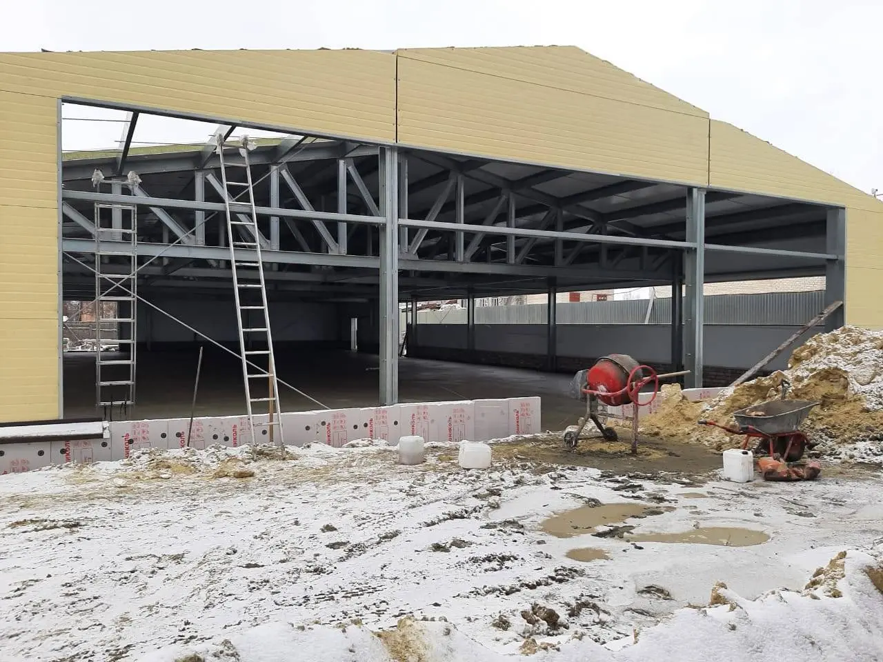 Завод ПК Веста объявляет о заказе быстровозводимого магазина 18х36х3 в г. Рязань, Россия