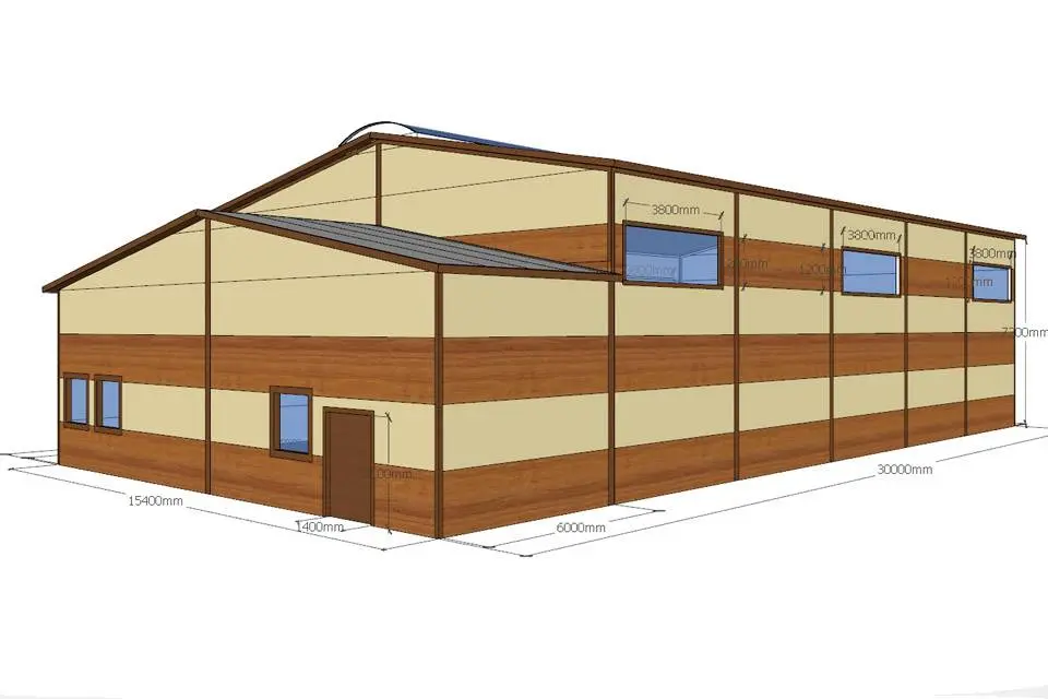 Завод ПК Веста объявляет о заказе очередного спортивного зала 15Ш х 30Д х 7В для администрации Аксенова в Крыму в г. Алупка, Россия