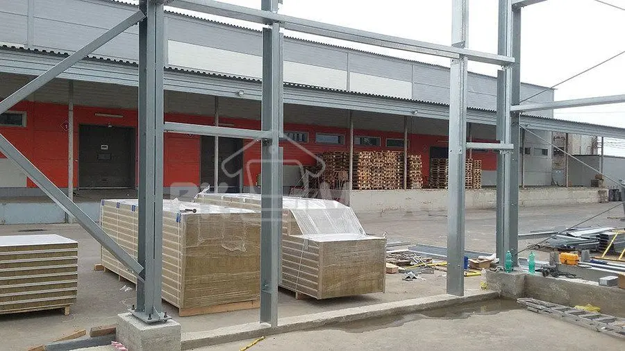 ПК «Веста» объявляет о монтаже быстровозводимого склада индивидуальных вещей в г. Рязань, Россия