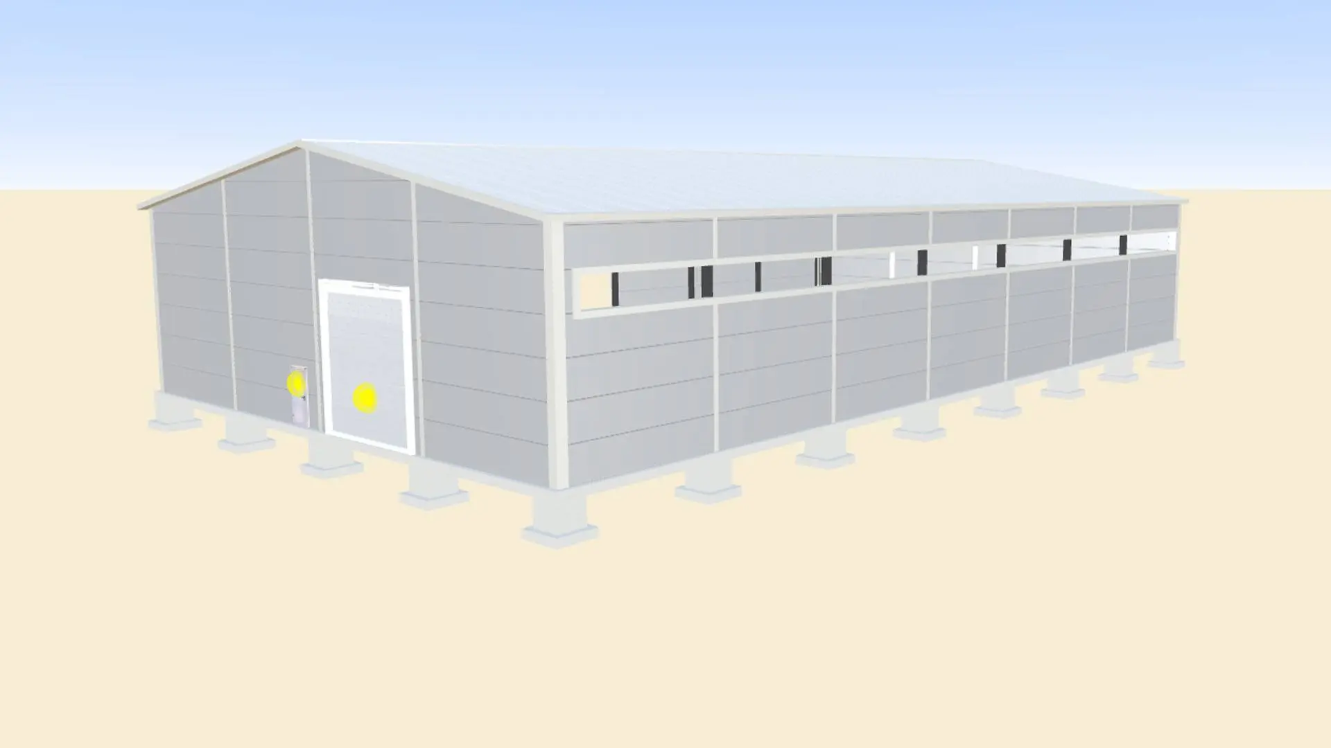 Завод ПК Веста объявляет о заказе быстровозводимого склада/цеха 24Ш х 42Д х 6В для хранения пиломатериалов в г. Руза, МО, Россия