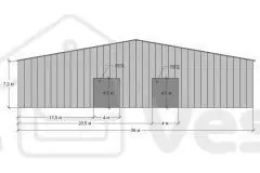 Изготовлена часть продукции для быстровозводимого склада в Московской области, Россия