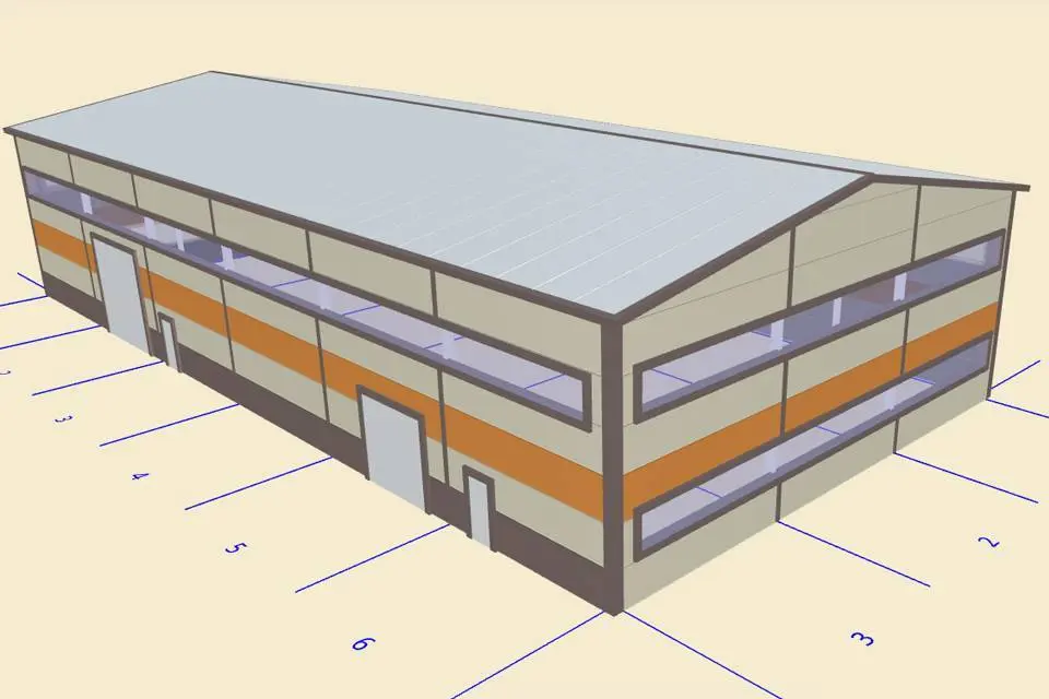 Завод ПК Веста объявляет о заказе быстровозводимого склада 18х36х6 из ЛСТК в г. Одинцово, МО, Россия