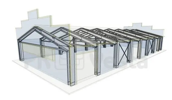 ПК «Веста» объявляет о завершении монтажа быстровозводимого продовольственного магазина в г. Чехов, МО, Россия