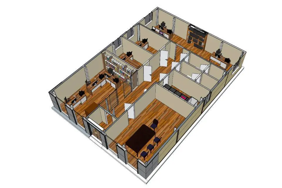 Завод ПК Веста объявляет о заказе и монтаже быстровозводимого офиса 10х14х3 в г. Тула, Россия