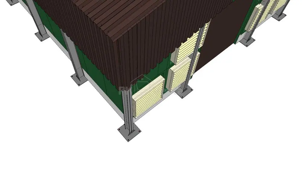 ПК Веста объявляет о заказе стальных конструкций для птицеводческого комплекса из 4 зданий 15Ш х 115Д х 3В из ЛСТК в Тульской области, Россия