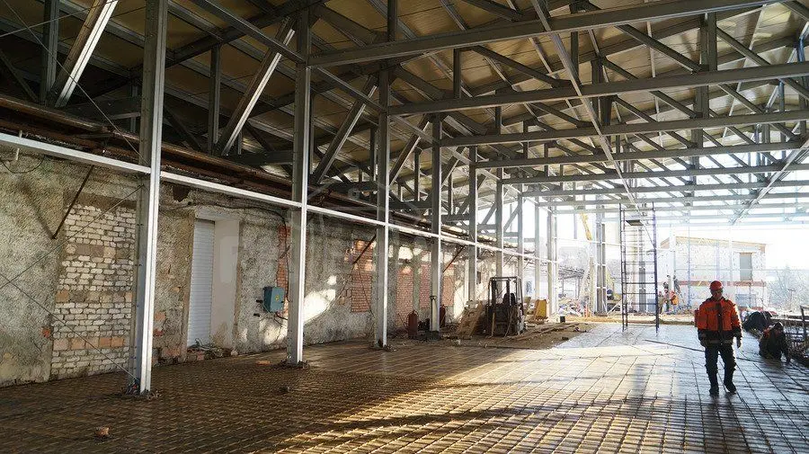 ПК Веста объявляет о завершение монтажа стальных конструкций фармацевтической фабрики в Рязанской обл., Россия