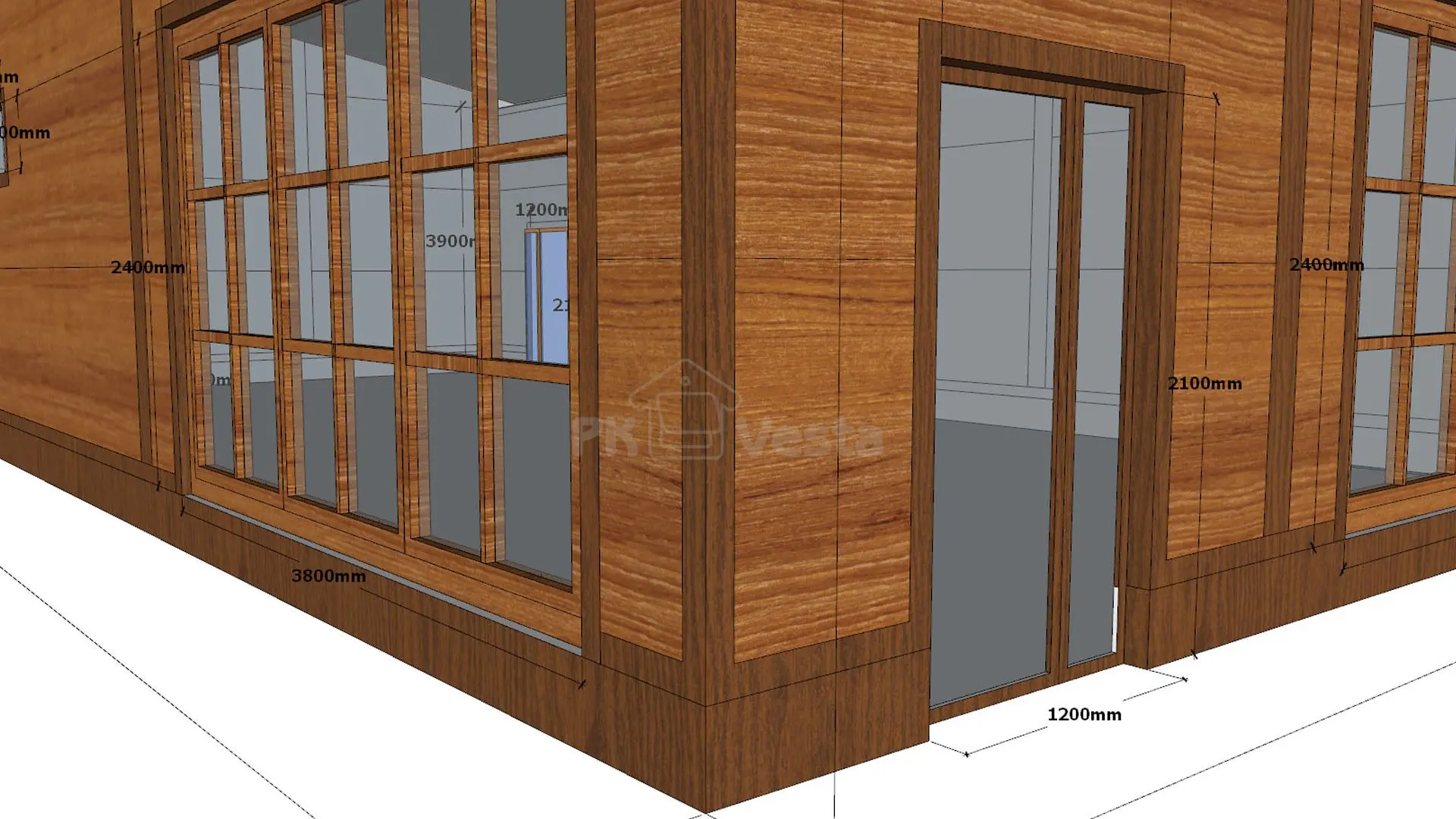 ПК «Веста» объявляет о заказе быстровозводимого кафе 8 х 15 х 5.4 из ЛСТК в г. Элиста, Россия