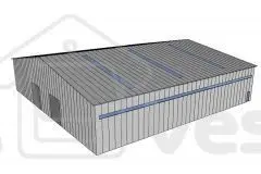 Изготовлена часть продукции для быстровозводимого склада в Московской области, Россия