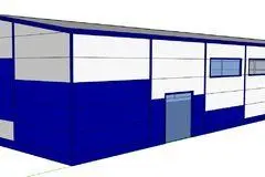 100. Быстровозводимый мебельный цех 15 х 42 х 7 в г. Чехов, Россия