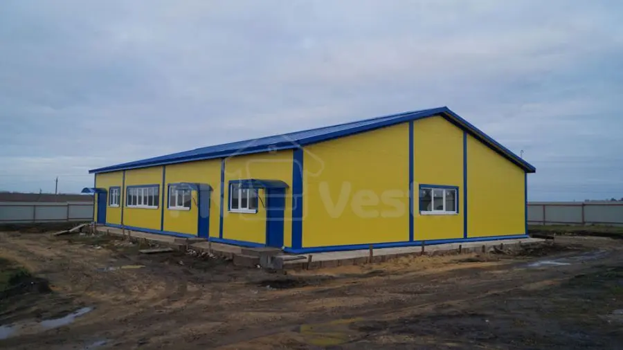 ПК «Веста» объявляет о завершении монтажа здания минизавода по изготовлению бутылок, Тульская область, Россия