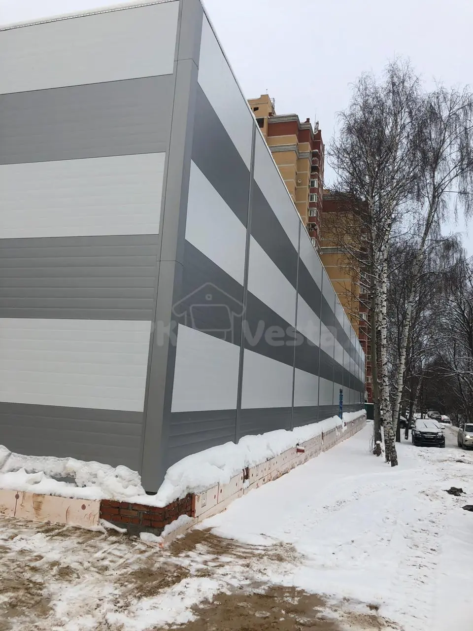 ПК «Веста» объявляет о завершение строительства быстровозводимого магазина 27 х 62 х 7.2 ПЯТЕРОЧКА в г. Пушкино, Россия