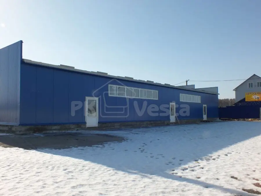 ПК «Веста» объявляет о завершении монтажа быстровозводимого продовольственного магазина в г. Чехов, МО, Россия