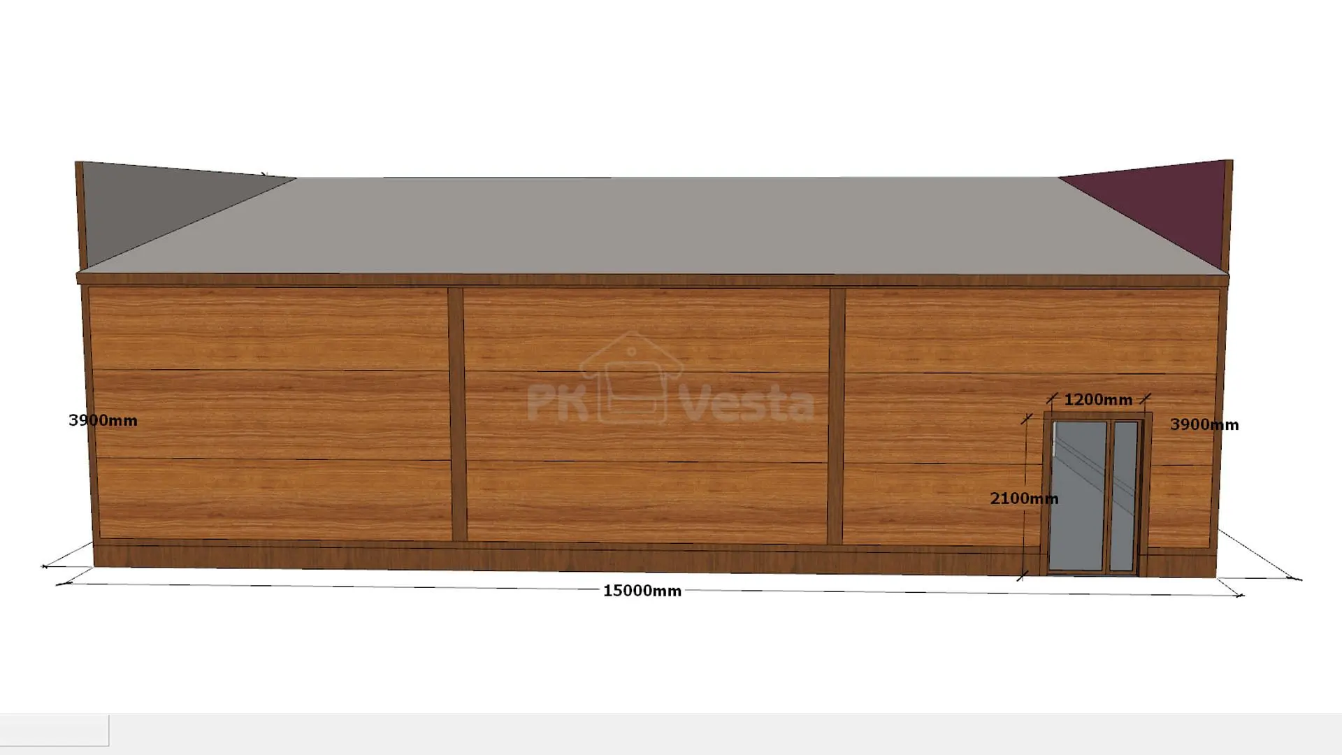 ПК «Веста» объявляет о заказе быстровозводимого кафе 8 х 15 х 5.4 из ЛСТК в г. Элиста, Россия