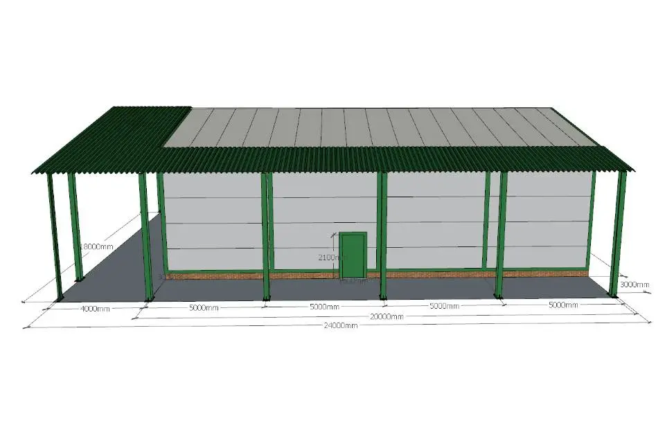 Завод ПК Веста объявляет об экспортном заказе быстровозводимого магазина 18х24х6 в г. Могилев, Беларусь