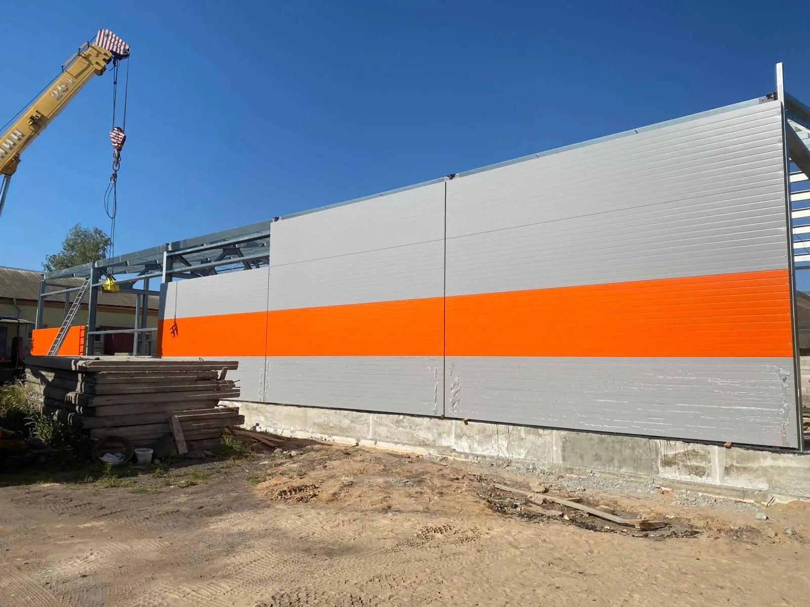 Завод ПК Веста объявляет об экспортном заказе быстровозводимого мебельного цеха с офисом 15х30х4.2 в г. Могилев, Беларусь