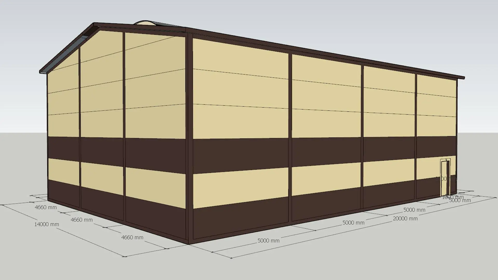 Завод ПК веста объявляет о заказе быстровозводимого цеха/склада 14х20х6 из ЛСТК по изготовлению продукции из полипропиленав г. Троицк, Россия