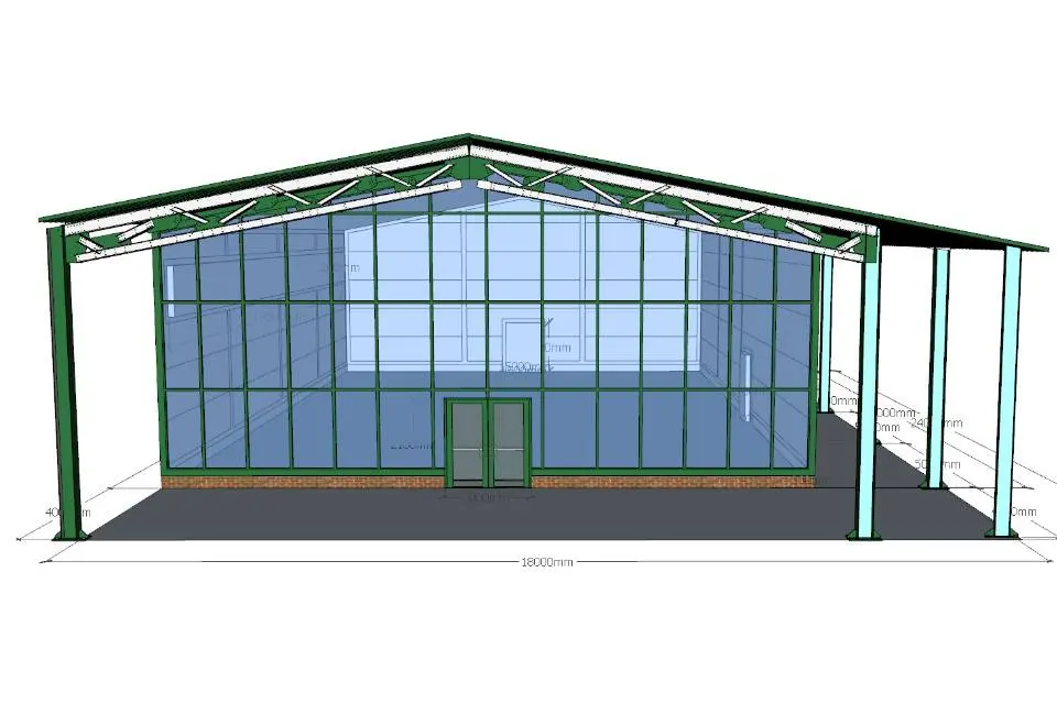 Завод ПК Веста объявляет об экспортном заказе быстровозводимого магазина 18х24х6 в г. Могилев, Беларусь