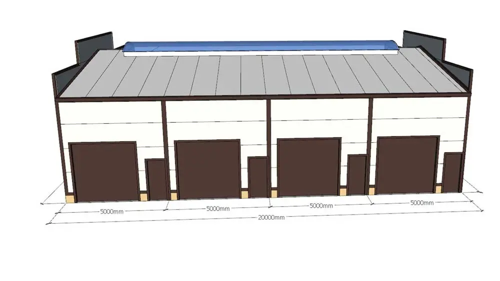 ПК Веста объявляет о заказе автосервиса и мастерской 15Ш х 20Д х 4В из ЛСТК в г. Москва, Россия