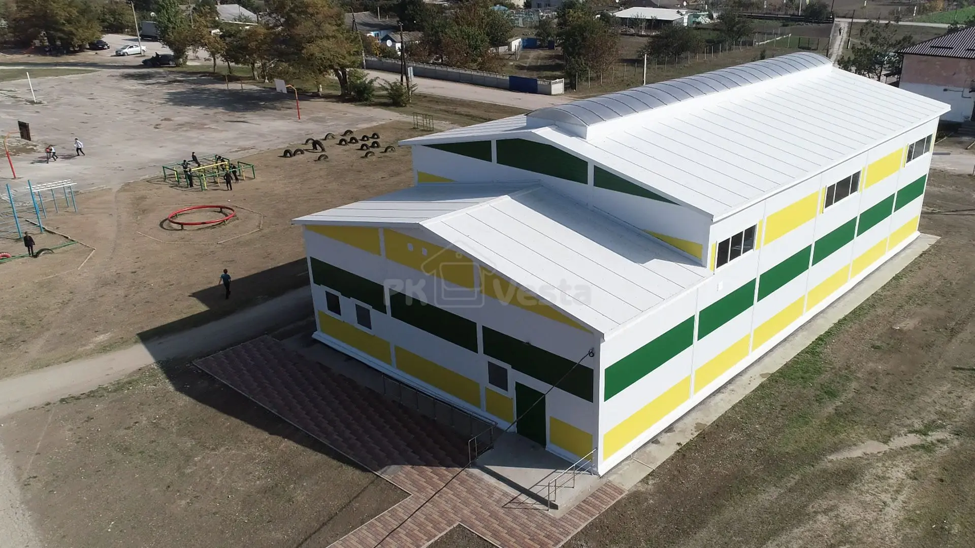 ПК «Веста» объявляет о презентации первого детского спорт зала 15 х 30 х 4.2/7 главе республики Крым в России - Сергею Аксенову