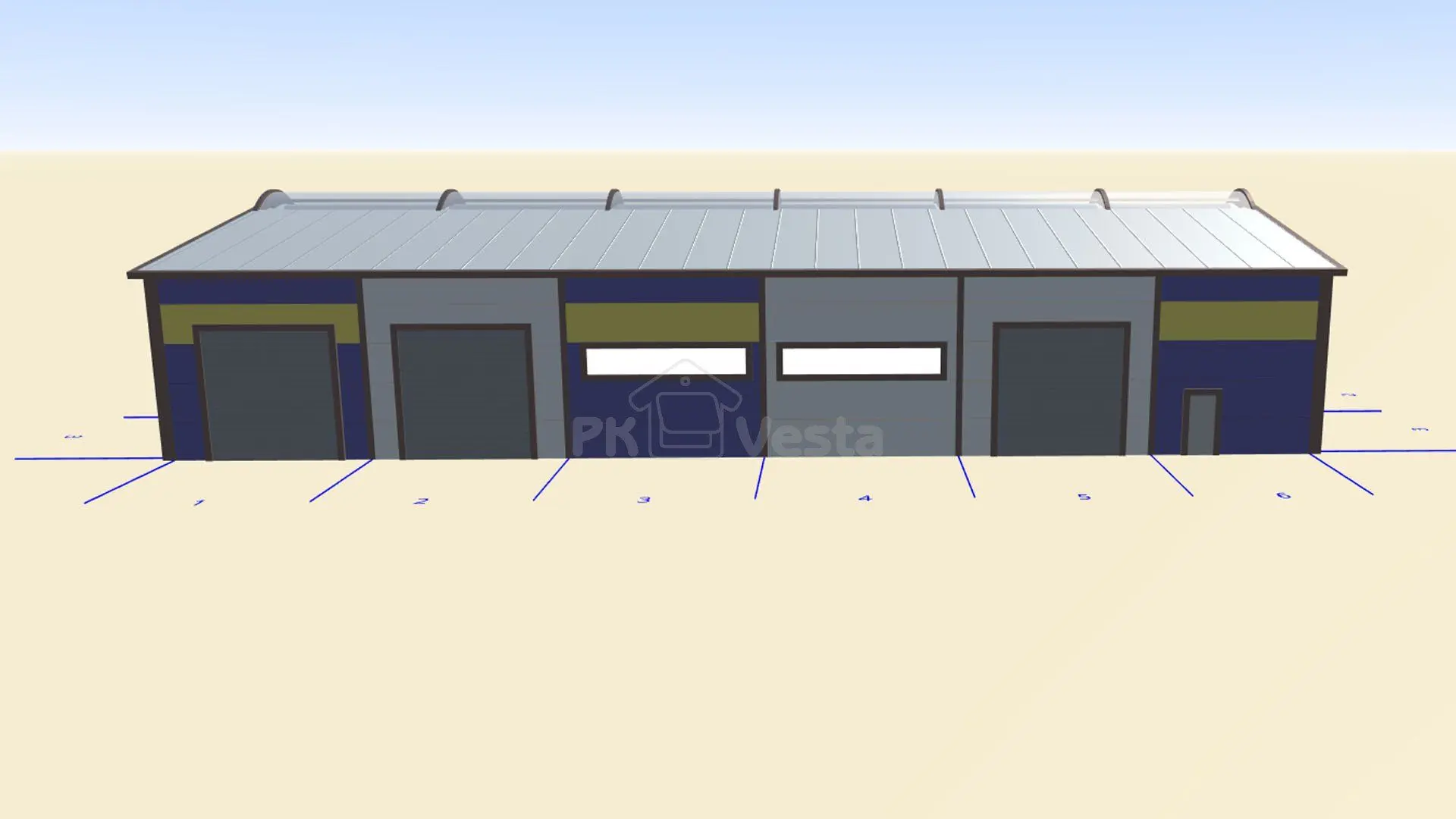 ПК «Веста» объявляет о заказе быстровозводимого мини склада/офиса 18 х 35 х 5.2 (ЛСТК) в г. Дмитров, Россия