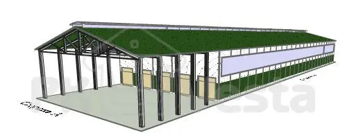 ВНИМАНИЕ! ПК «Веста» объявляет о начале проектирования зданий с шириной до 30 м и высотой до 10 м на базе оцинкованных профилей.