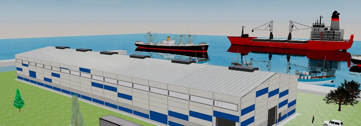 204. Быстровозводимый цех 28Ш х 102Д х 7.2В по изготовлению сэндвич панелей в с. Кущевская, Россия