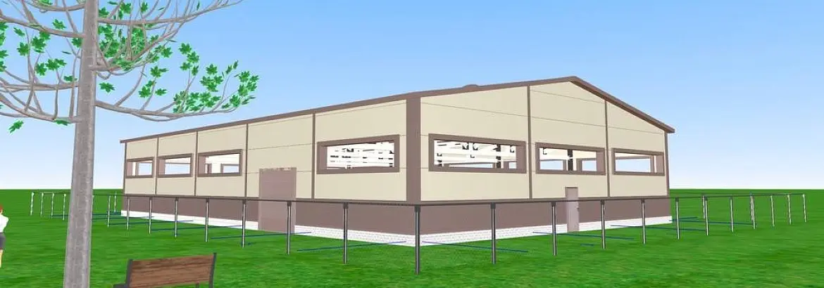 195. Быстровозводимый центр кинологов 20Ш х 30Д х 4В в г. Раменское, МО, Россия